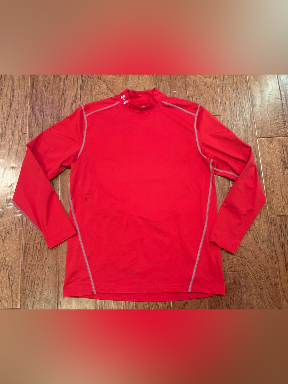 Under Armour Cold Gear Mock Neck Fitted Long Sleeve Top XL